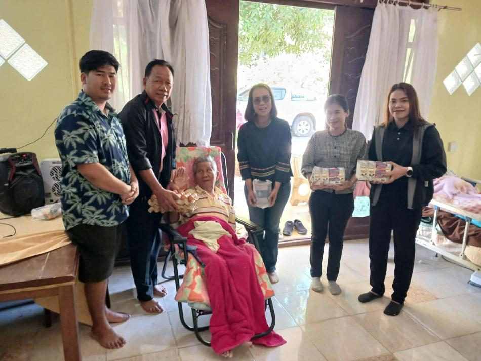 ลงพื้นที่ติดตามเยี่ยมผู้ที่มีภาวะพึ่งพิง